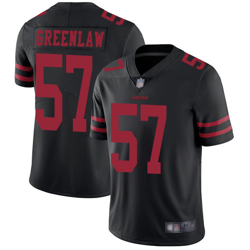 San Francisco 49ers Limited Black Men Dre Greenlaw Alternate NFL Jersey #57 Vapor Untouchable